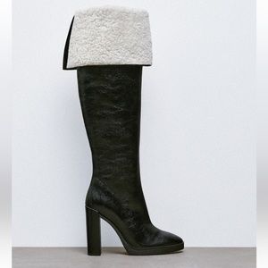 ZARA OVER THE KNEE BOOTS